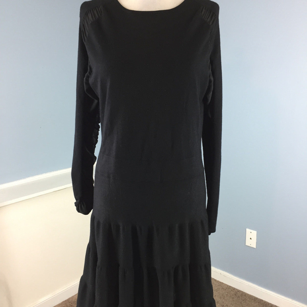 Karen Millen | Dresses | Karen Millen S M Black Sweater Dress Long Sleeve |  Poshmark